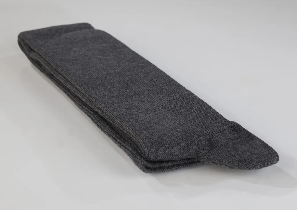 Stützkniestrumpf, hellgrau, Größe 42/43