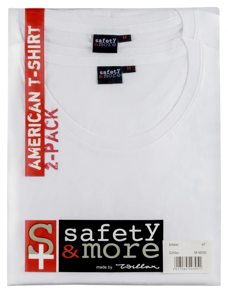 Shirt im Doppelpack, weiss, Gr. XL
