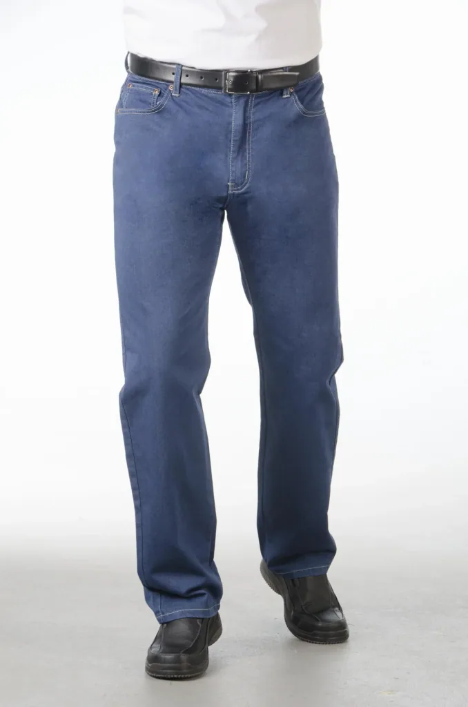 Edeljeans, knitterfrei, besonders weich, Farbe blau Gr.25