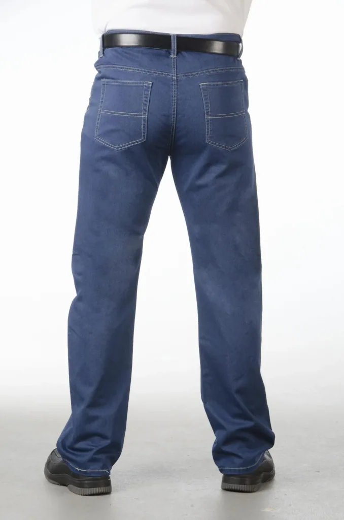 Edeljeans, knitterfrei, besonders weich, Farbe blau Gr.25