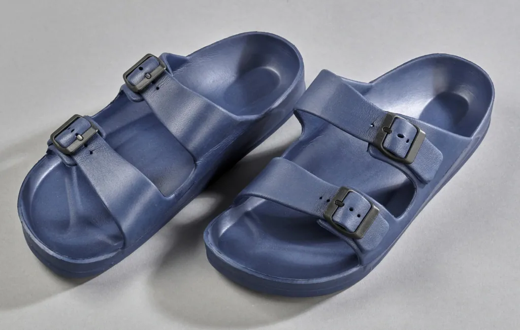Freizeit-Badepantolette, Farbe blau, Gr.40