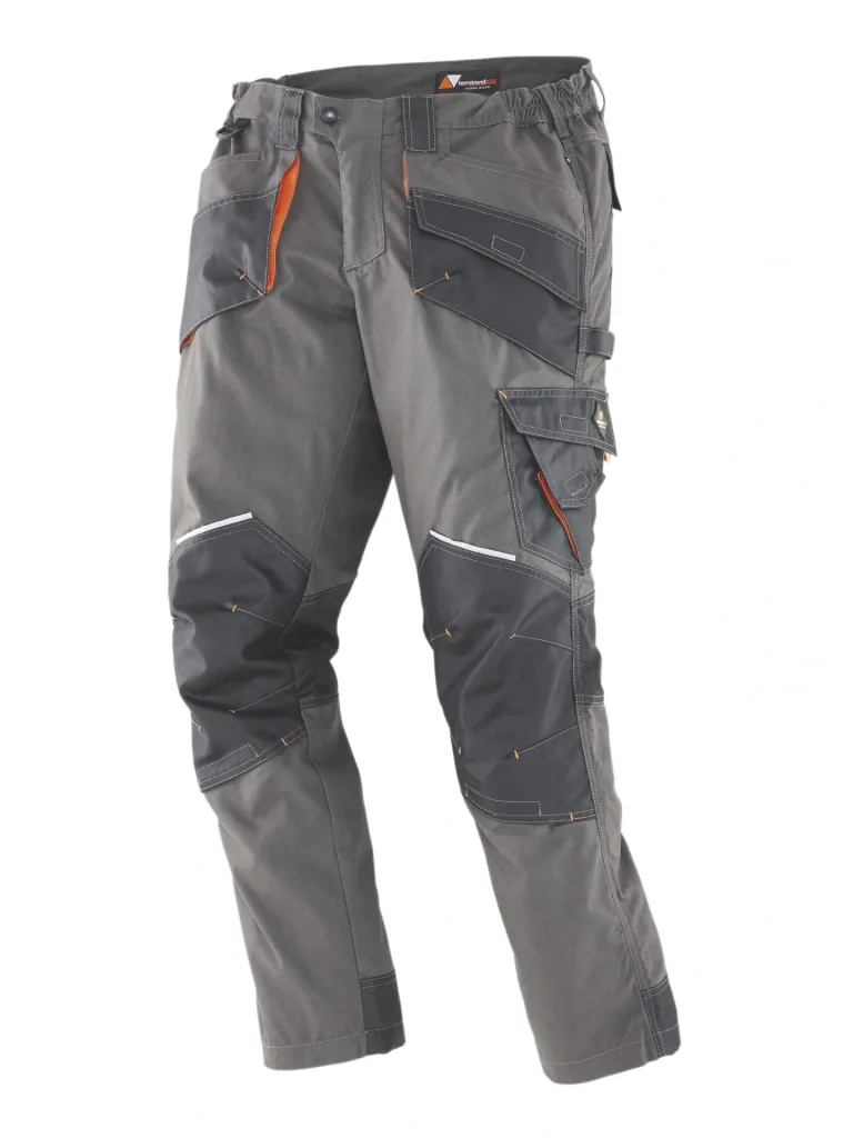 Bundhose, Farbe grau/schwarz, Gr.56