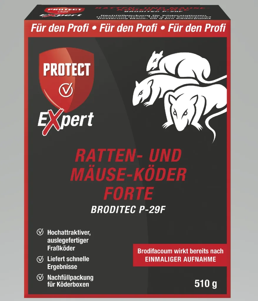 Ratten- und Mäuseköder Forte, 510 g