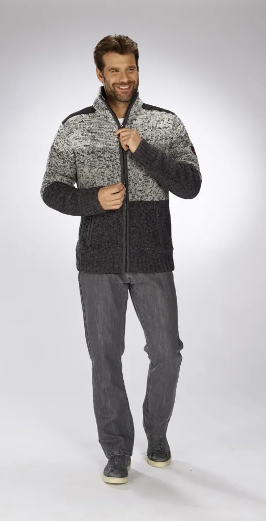 Komfortjeans im 5-Pocket Style, Farbe grau, Gr.52