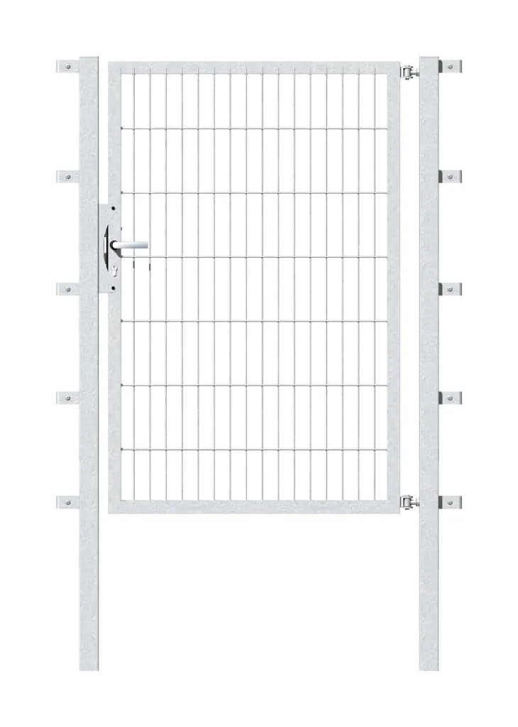 Einzeltor Flexo mit Zubehör, feuerverzinkt, Breite 100 cm, Höhe 120 cm