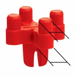 Fugenkreuz L für Fugen 6 + 7 mm, 50 Stück