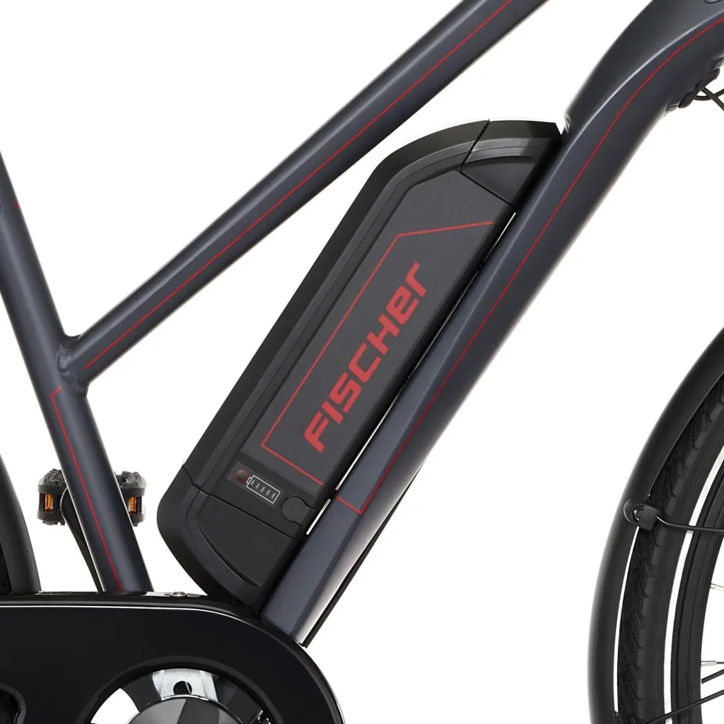 Damen E-Bike Trekking, 28 Zoll Rahmengröße 44 cm, 8-Gang Kettenschaltung, anthrazit matt, VIATOR 1.0