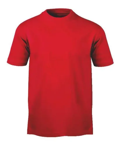 T-Shirt mit Rundhalsausschnitt, Farbe rot Gr.XL