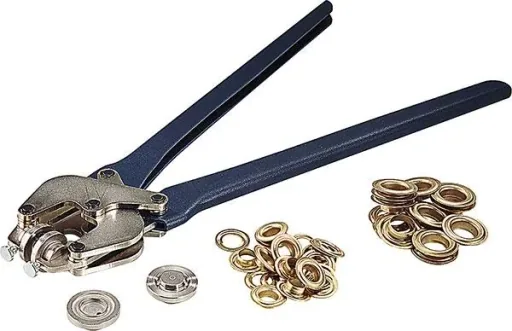 Ösen 14,0 mm, Messing blank, 10 Stück