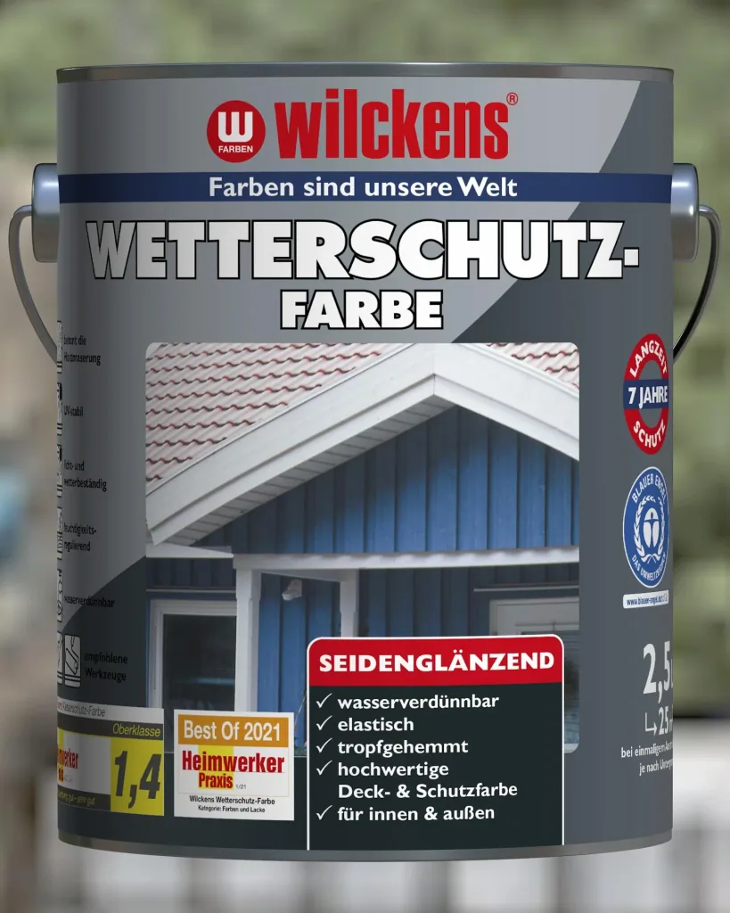 Wetterschutzfarbe Anthrazitgrau, 2500 ml
