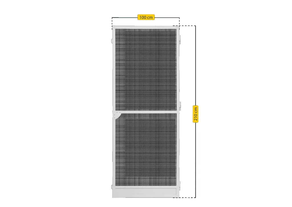 Insektenschutztür PLUS, Farbe weiß, 100 x 210 cm