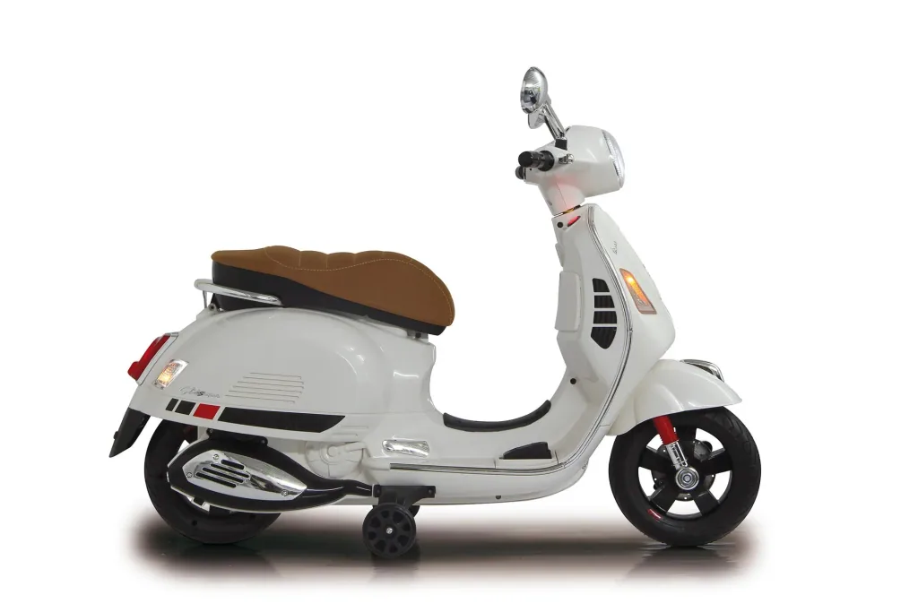 Ride-on Vespa für Kinder, 12 Volt, Weiß