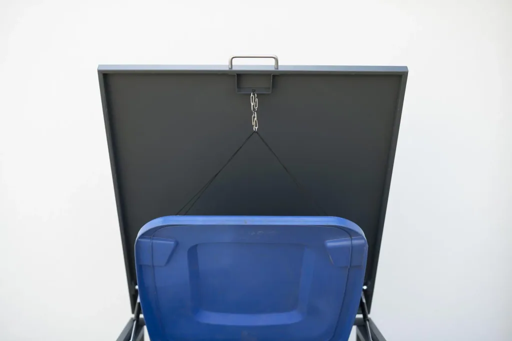 Westmann Mülltonnenbox 1-fach mit Deckel, Anthrazit