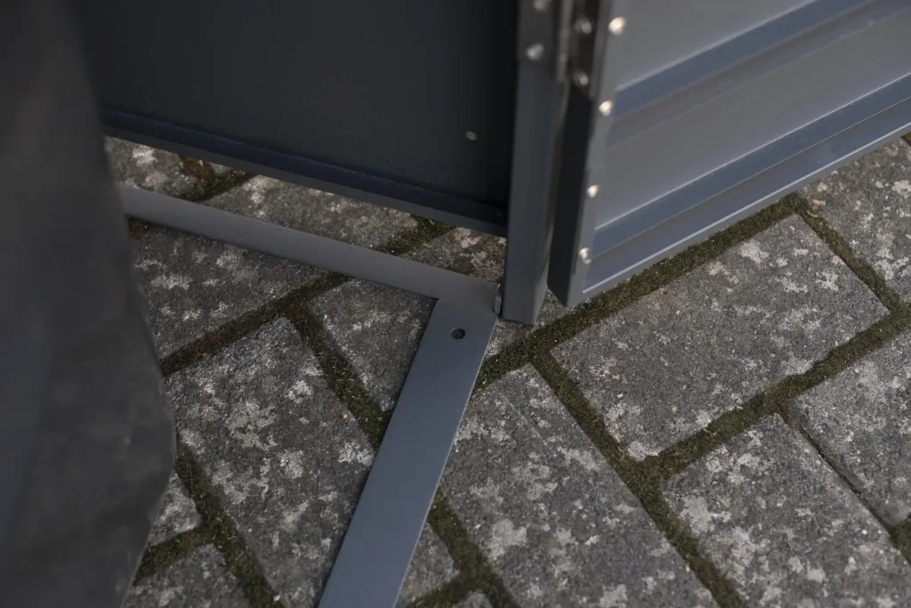 Westmann Mülltonnenbox 1-fach mit Deckel, Anthrazit