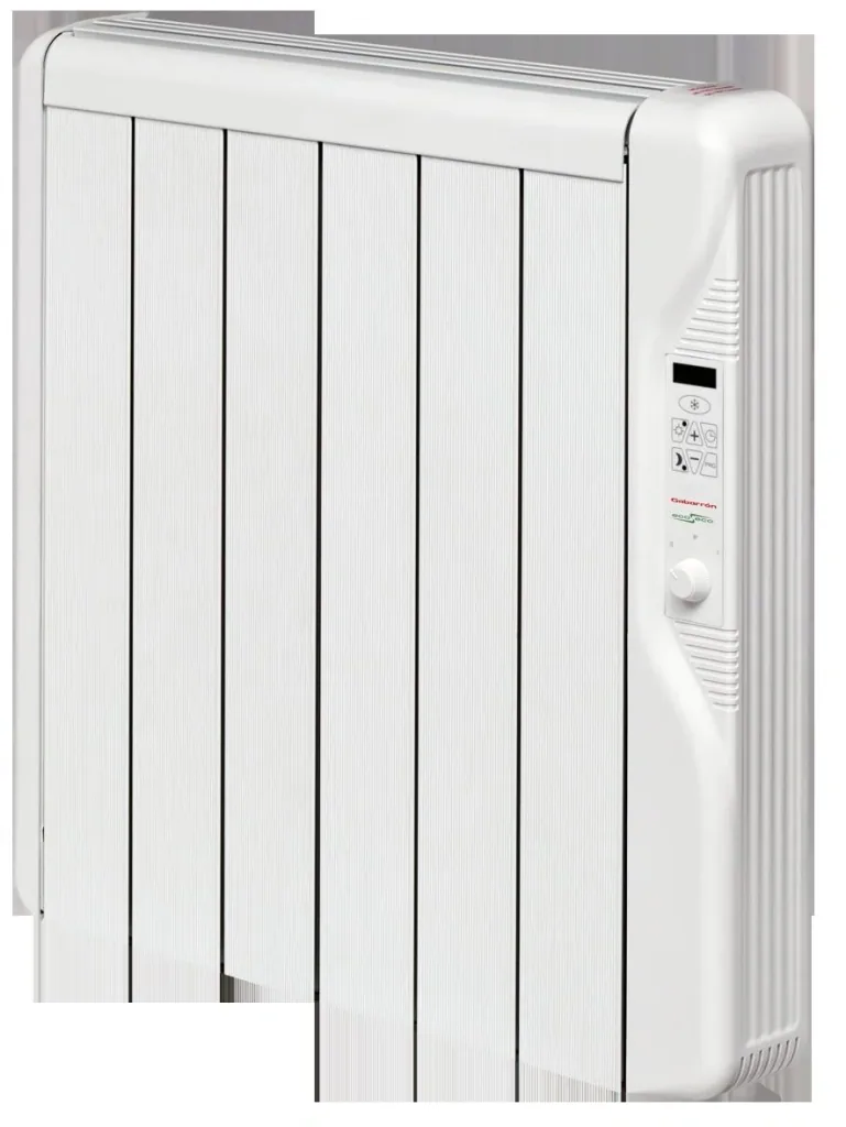 Elektroheizung mit digitalem Thermostat und Wandhalterung, 1250 Watt