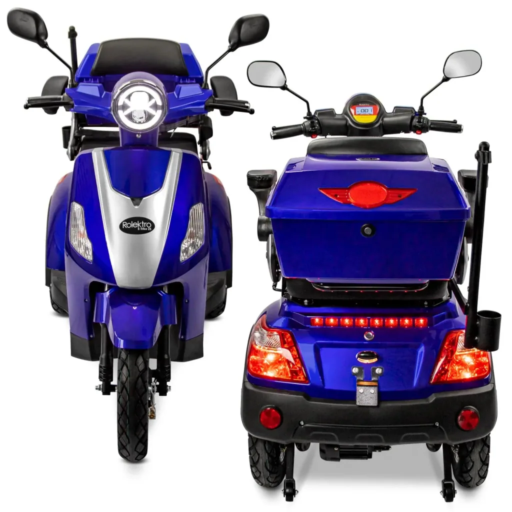 E-Trike 25 V.3, blau; 1.000 W + Straßenzulassung