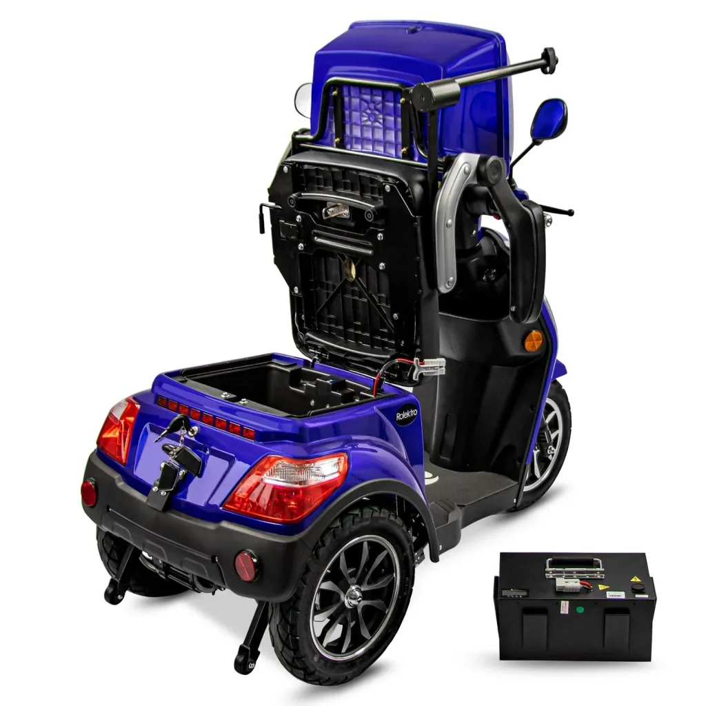 E-Trike 25 V.3, blau; 1.000 W + Straßenzulassung