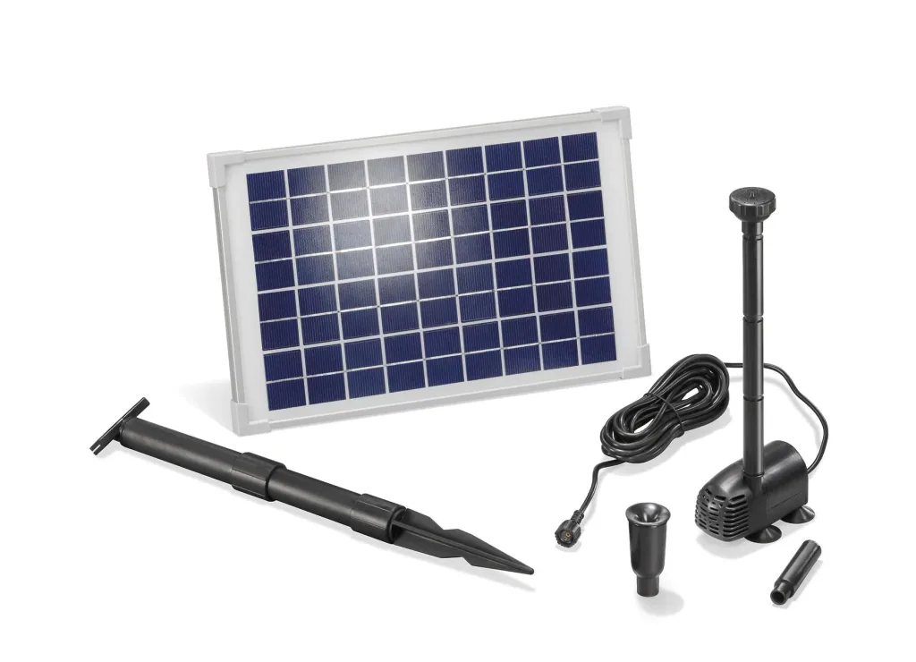 Solarpumpensystem "Splash" mit 10 W Solarmodul, 610 l/h, max. 150 cm
