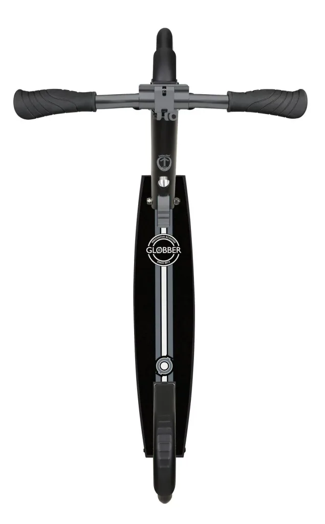 NL 205 Tretroller, 205 mm, ABEC 7, höhenverstellbar, Frontfederung, Klappmechanismus, schwarz-grau