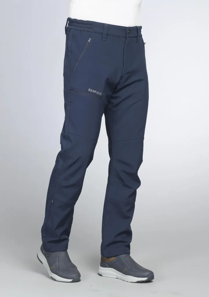 Outdoorhose mit Futter, Farbe marine, Gr.48