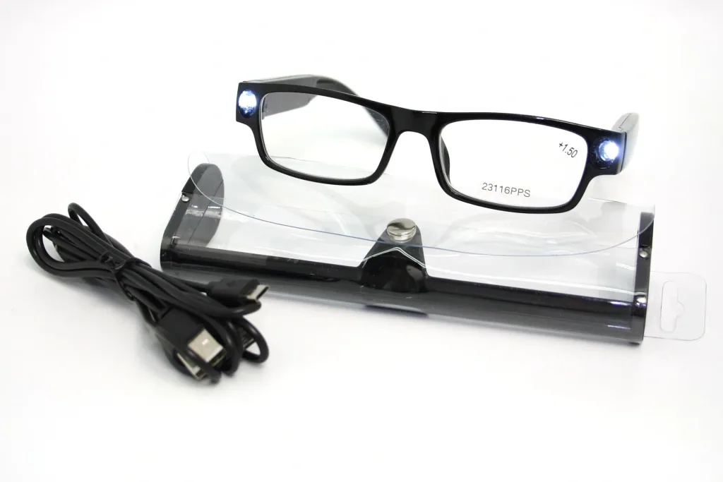 Lesebrille Workerstyle mit LED, +2,5 Dioptrien