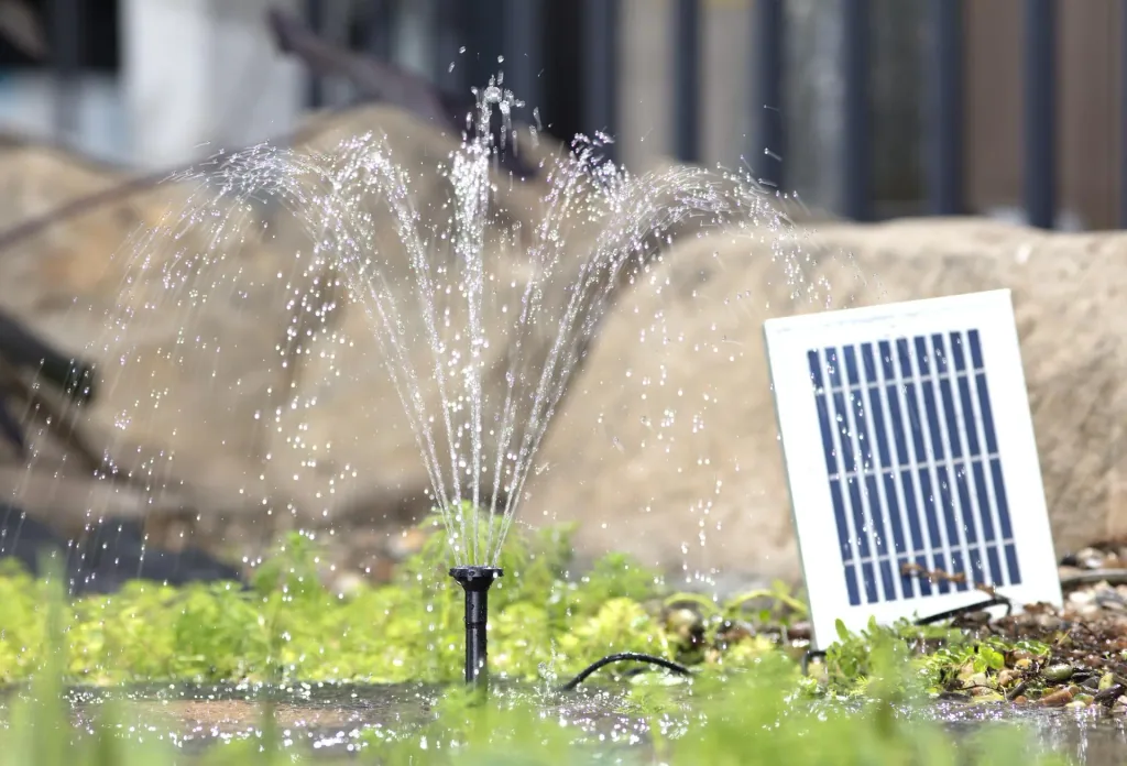 200 l/h Solarpumpe mit Akku ohne Licht