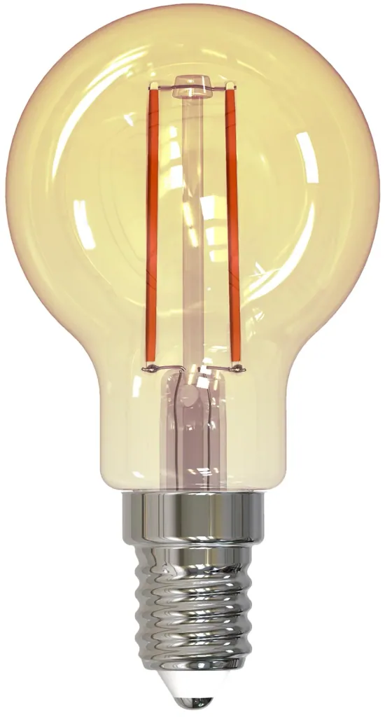 LED Retro Deko Tropfenlampe gold mit 1,5 Watt, E14, 2000 Kelvin