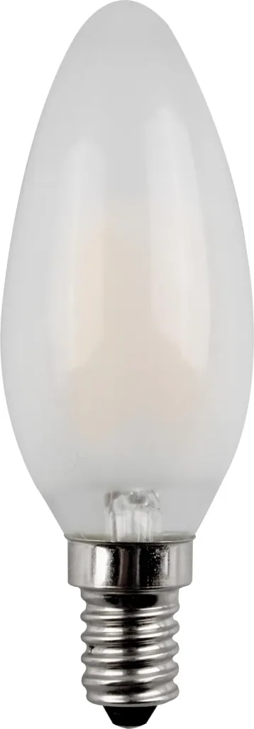 Retro-LED Kerzenlampe mit 4 Watt, E14, warmweiß, matt