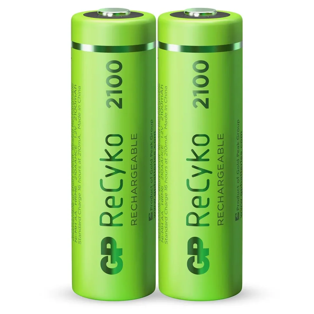 ReCyko Mignon (AA) NiMH Akkus mit 2100 mAh, 1,2V - 2 Stück
