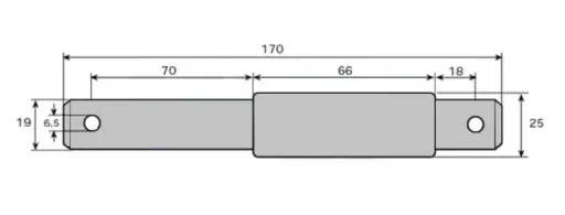 Oberlenker-Stufenbolzen, Kat. 1 (Ø 19 mm) - 2 (Ø 25 mm)