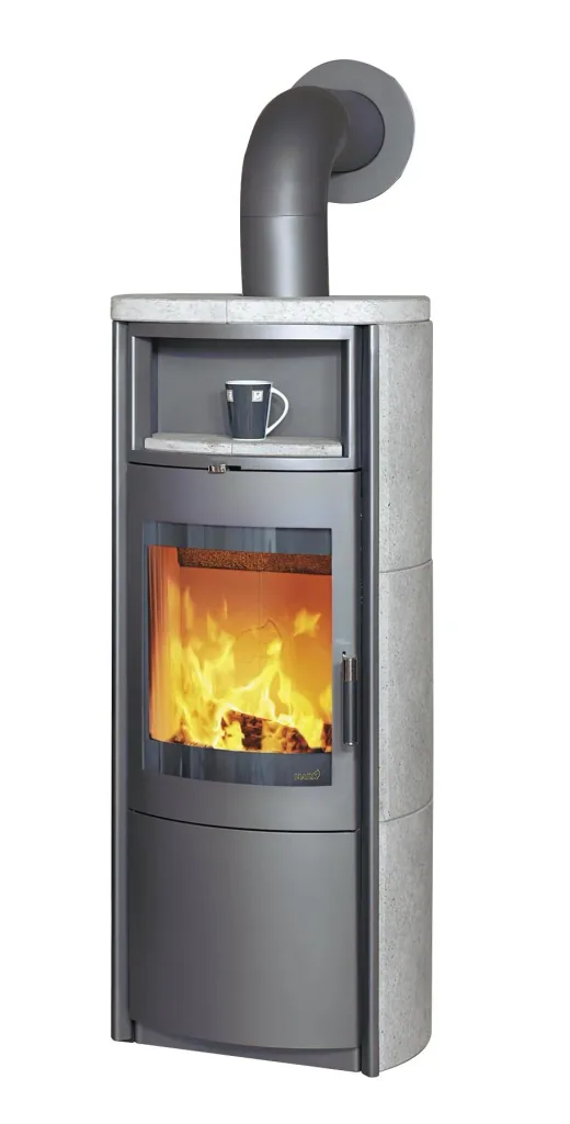 Kaminofen Nika ECOplus (7 kW) Naturstein, Dauerbrand, 3in1-Komfortregelung, Externe Zuluft