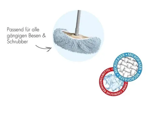 Chenille Besen-Überzug, 4 Stück, farblich sortiert