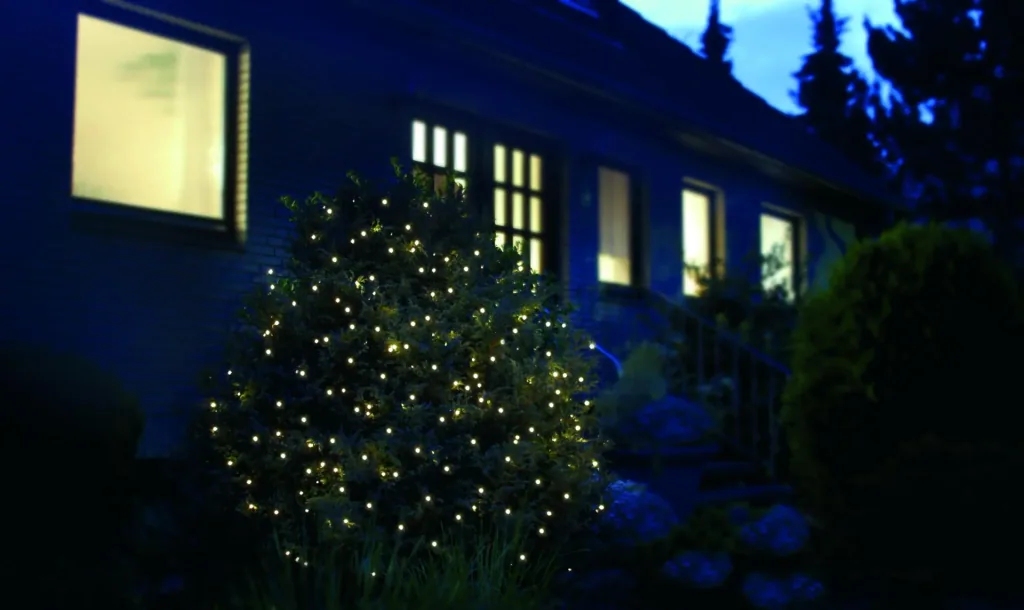 LED Lichternetz mit 270 warmweißen LEDs, 3x3 m