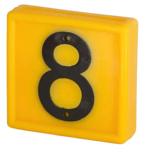 Nummernblock 8 für Markierungsbänder