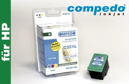 Druckerpatrone für HP 350XL/CB336EE schwarz