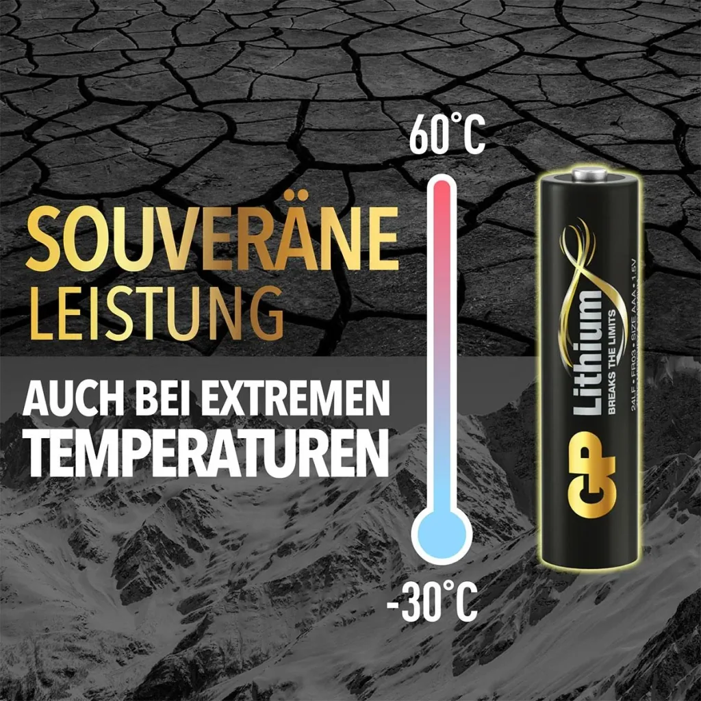 Lithium Primary Micro (AAA) Batterien - 4 Stück