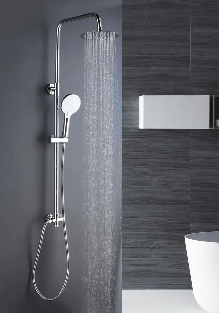 Duschsystem Bayala Round Duschsäule mit Regendusche Ø 20 cm Duschgarnitur Dusch-Set
