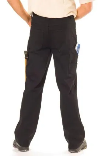 Stretch Workerjeans, Farbe schwarz, Gr.52