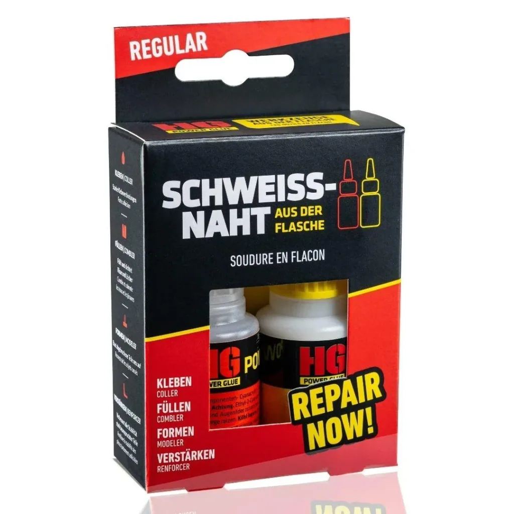 SADF Regular Set, Schweißnaht aus der Flasche, Kleber 20 g + Granulat, 40 g