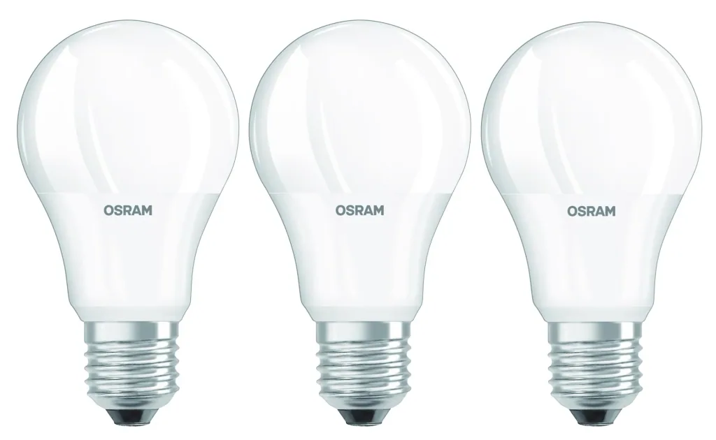 CLASSIC LED Lampe mit 10,5 Watt, E27, warmweiß - 3 Stück