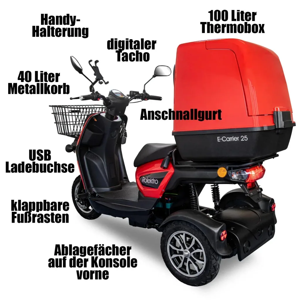 E-Carrier 25, 1.000 W - Hohes Transportvolumen