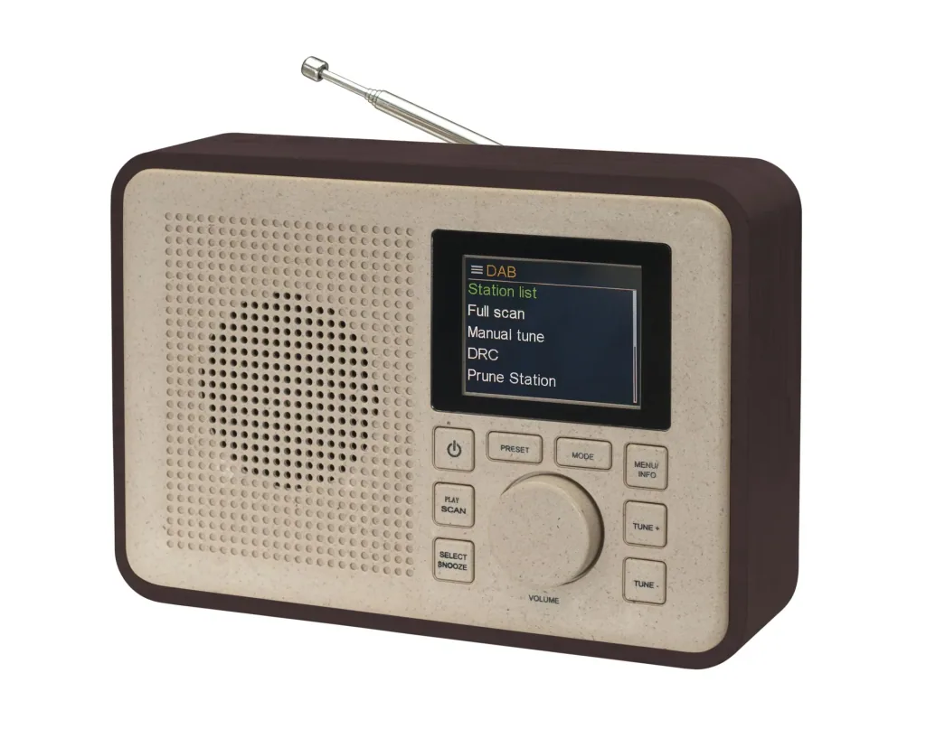 DAB+ Radio mit Bluetooth, darkwood