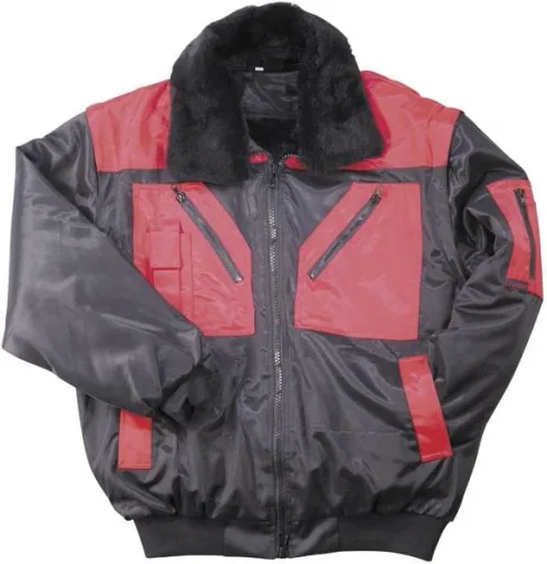 Ganzjahres Blouson, Farbe rot/ schwarz, Gr. M