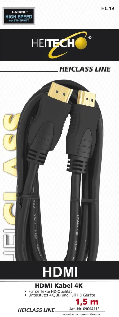 HDMI Kabel 4K, 1,5m