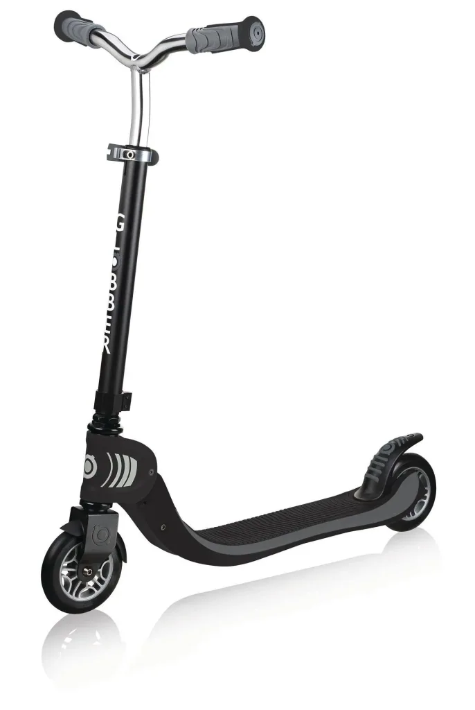 FLOW FOLDABLE 125   Tretroller, 125 mm, ABEC 5, höhenverstellbar, Klappmechanismus, schwarz-grau