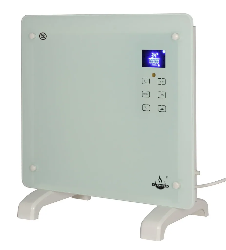 Glaskonvektor, weiß, 1000 W