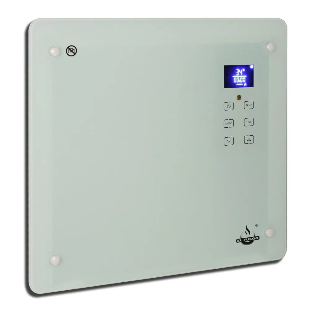 Glaskonvektor, weiß, 1000 W