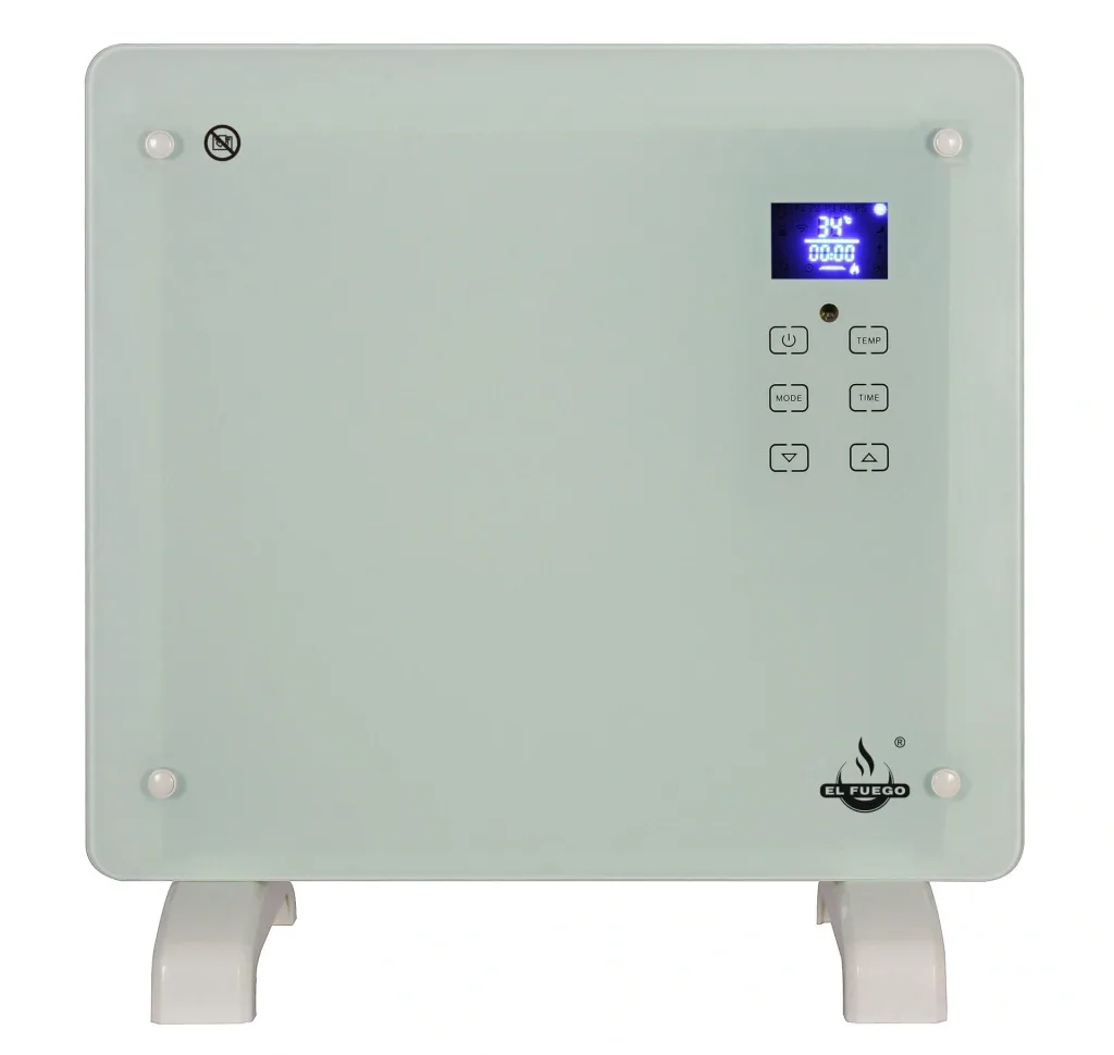 Glaskonvektor, weiß, 1000 W
