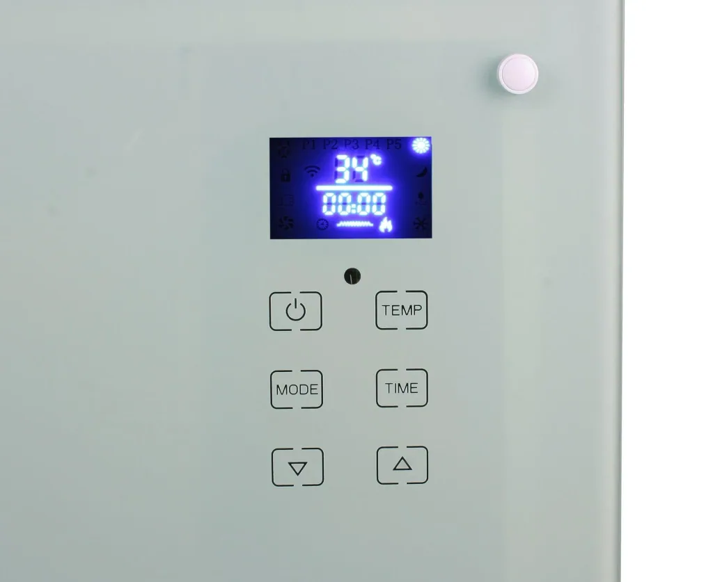 Glaskonvektor, weiß, 1000 W