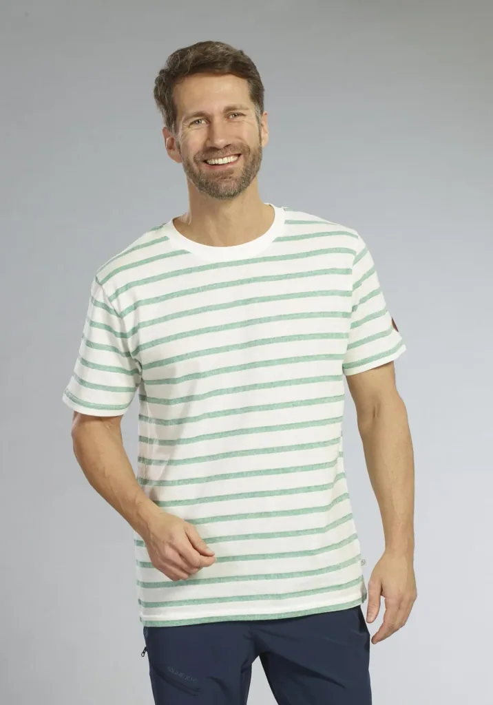 T-Shirt, Farbe grün-gestreift, Gr.M